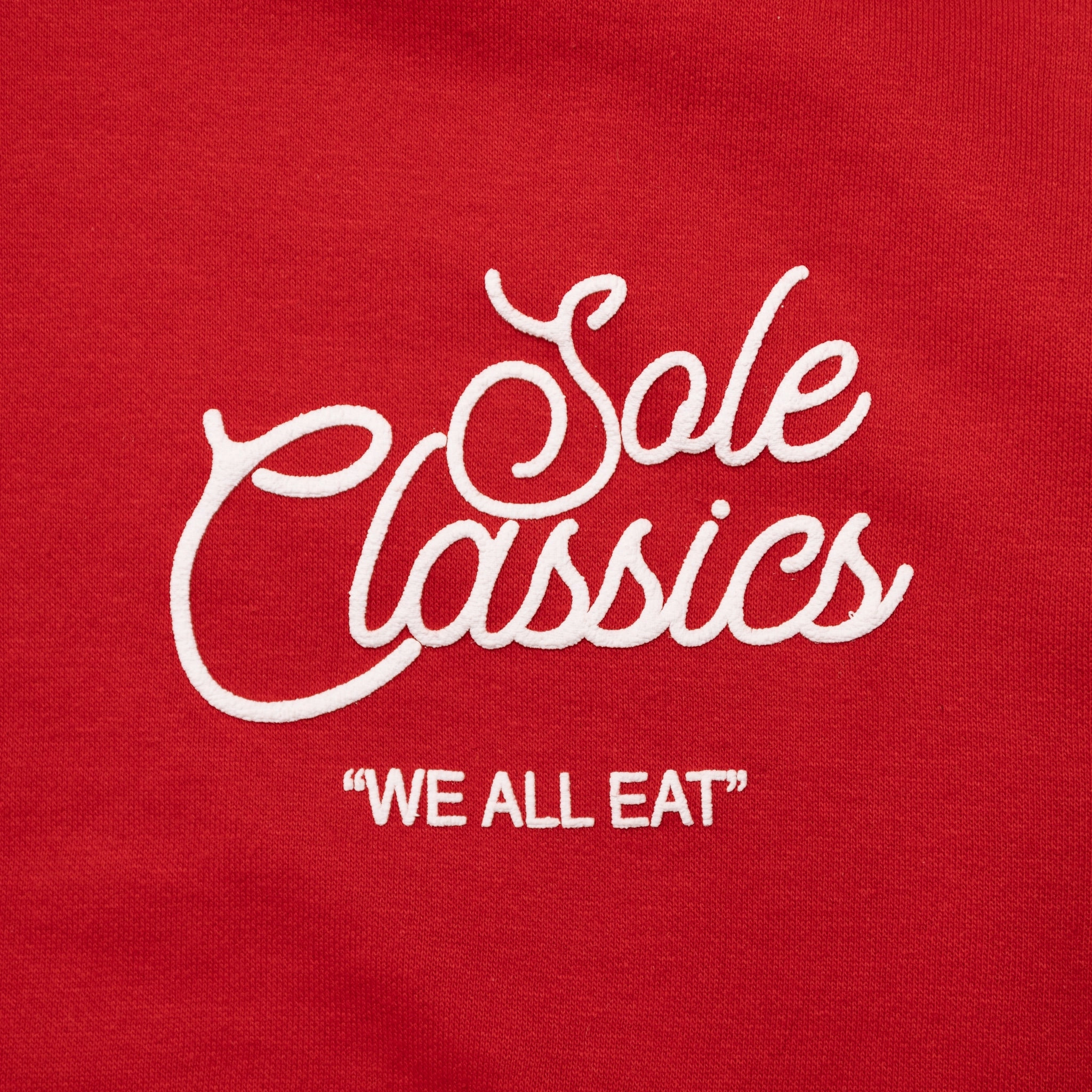 Sole Classics x Mitchell & Ness We All Eat Hoodie 'Red' jerky movement offensive role