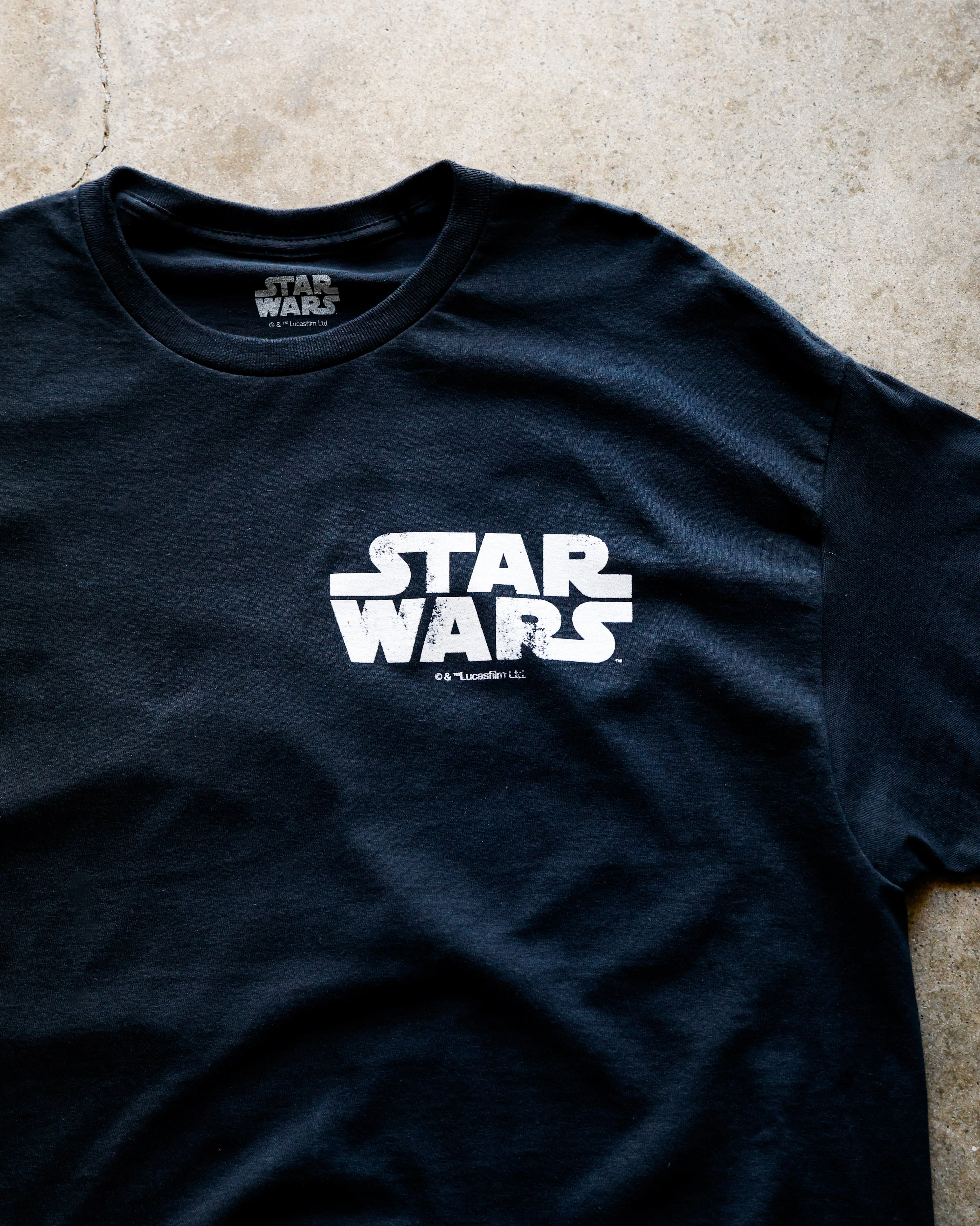 OekoTexCertified OversizedSilhouette 73 Studio Star Wars Anakin The Boy Vintage T-Shirt Black