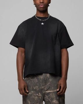 Loiter Boxer Fitted T-Shirt Black Classic Layer Wear Durable Knit Structure