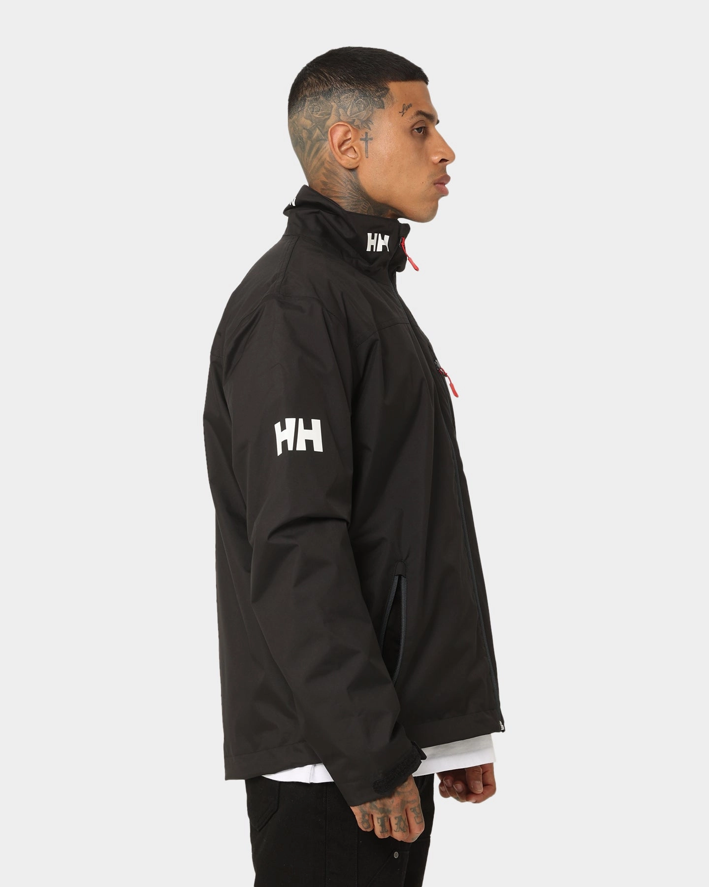 teachers Observe Helly Hansen Crew Midlayer Jacket Black