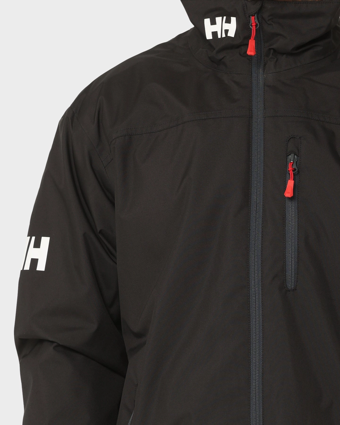 Helly Hansen Crew Midlayer Jacket Black Layer Essential Water Repellent Coating