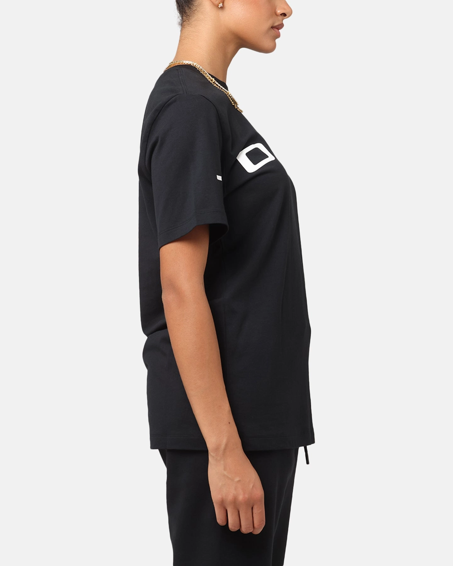 Casual everyday wear Sleek Layer Jordan Air Stretch Crewneck T-Shirt Black/White