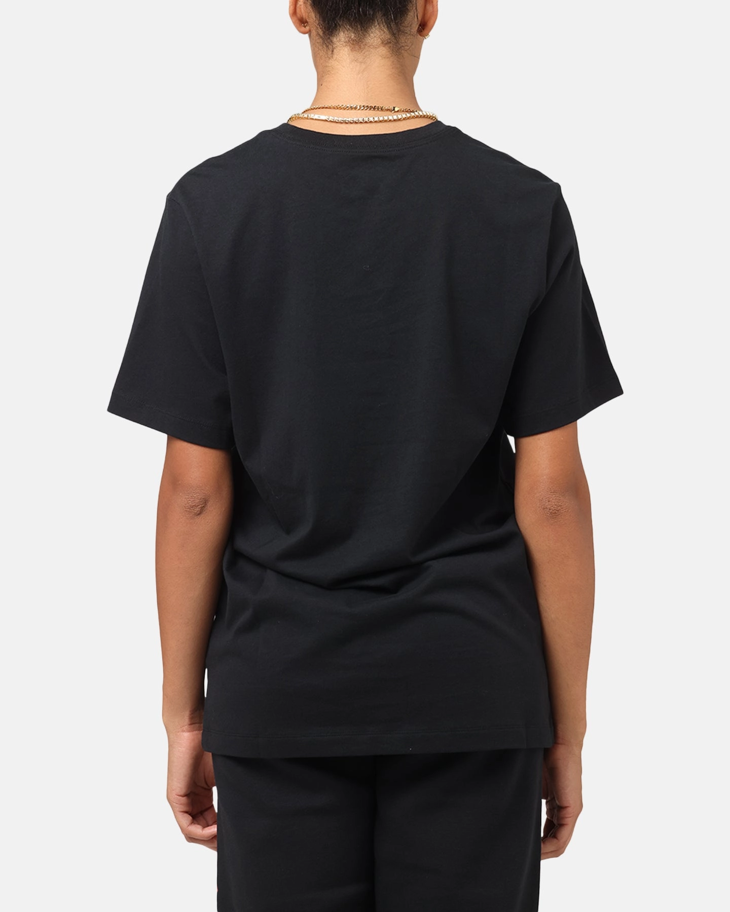 Jordan Air Stretch Crewneck T-Shirt Black/White Anti Pilling Fabric