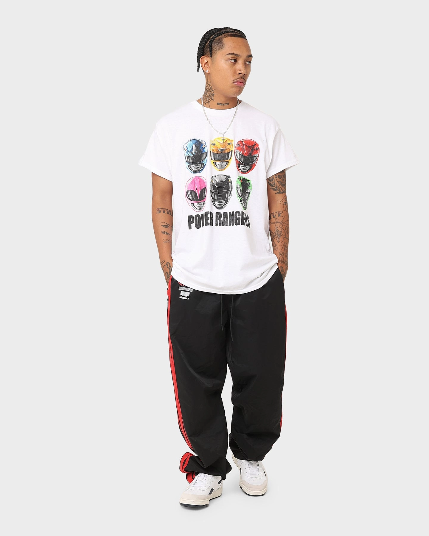 American Thrift X Power Rangers Power Rangers Vintage T-Shirt White Weekend Smart