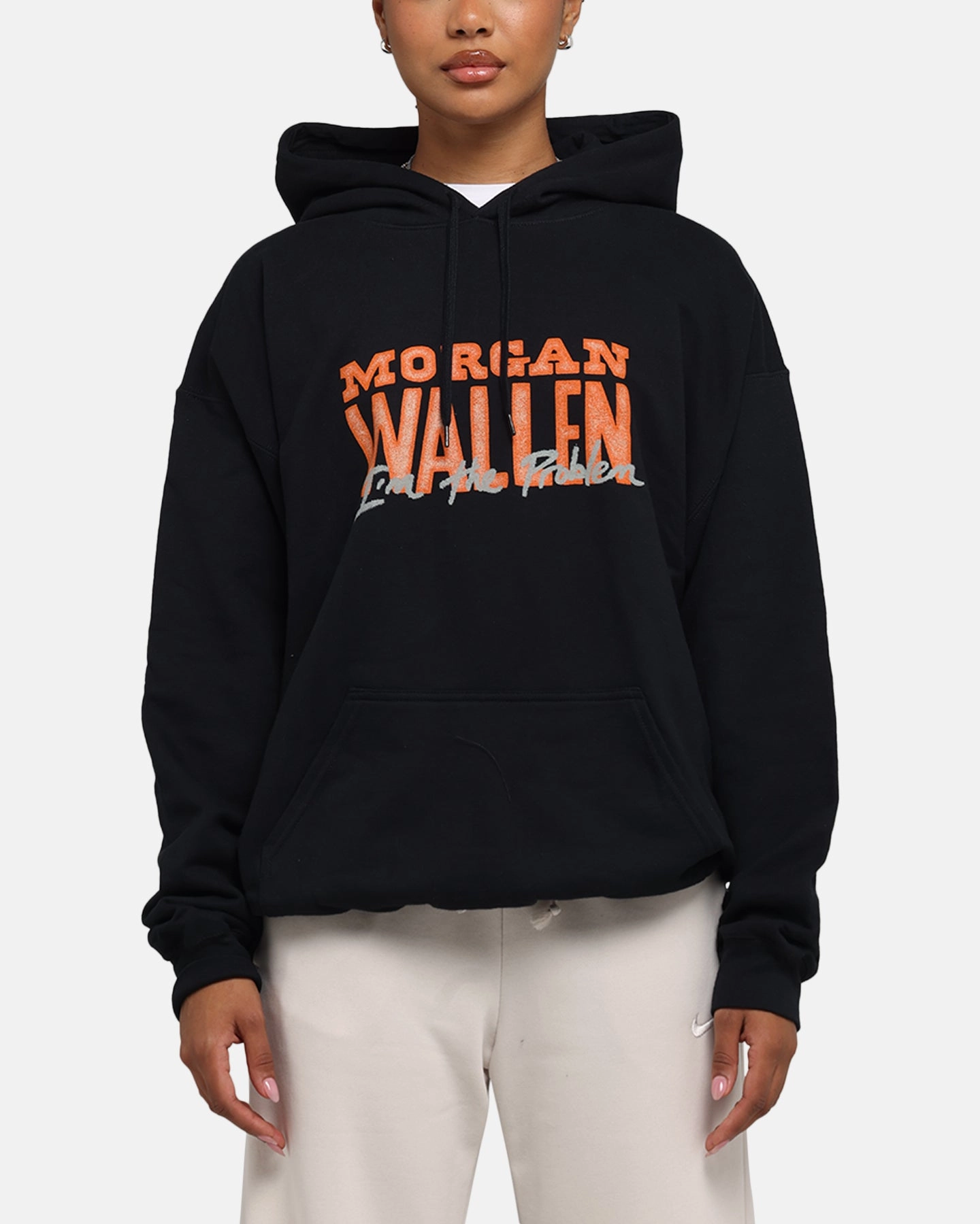 Morgan Wallen Morgan Tennessee Hoodie Washed Black popular among teenagers