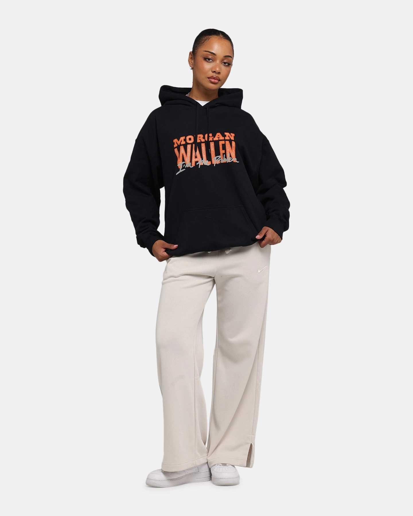 Morgan Wallen Morgan Tennessee Hoodie Washed Black Active Protection Heritage
