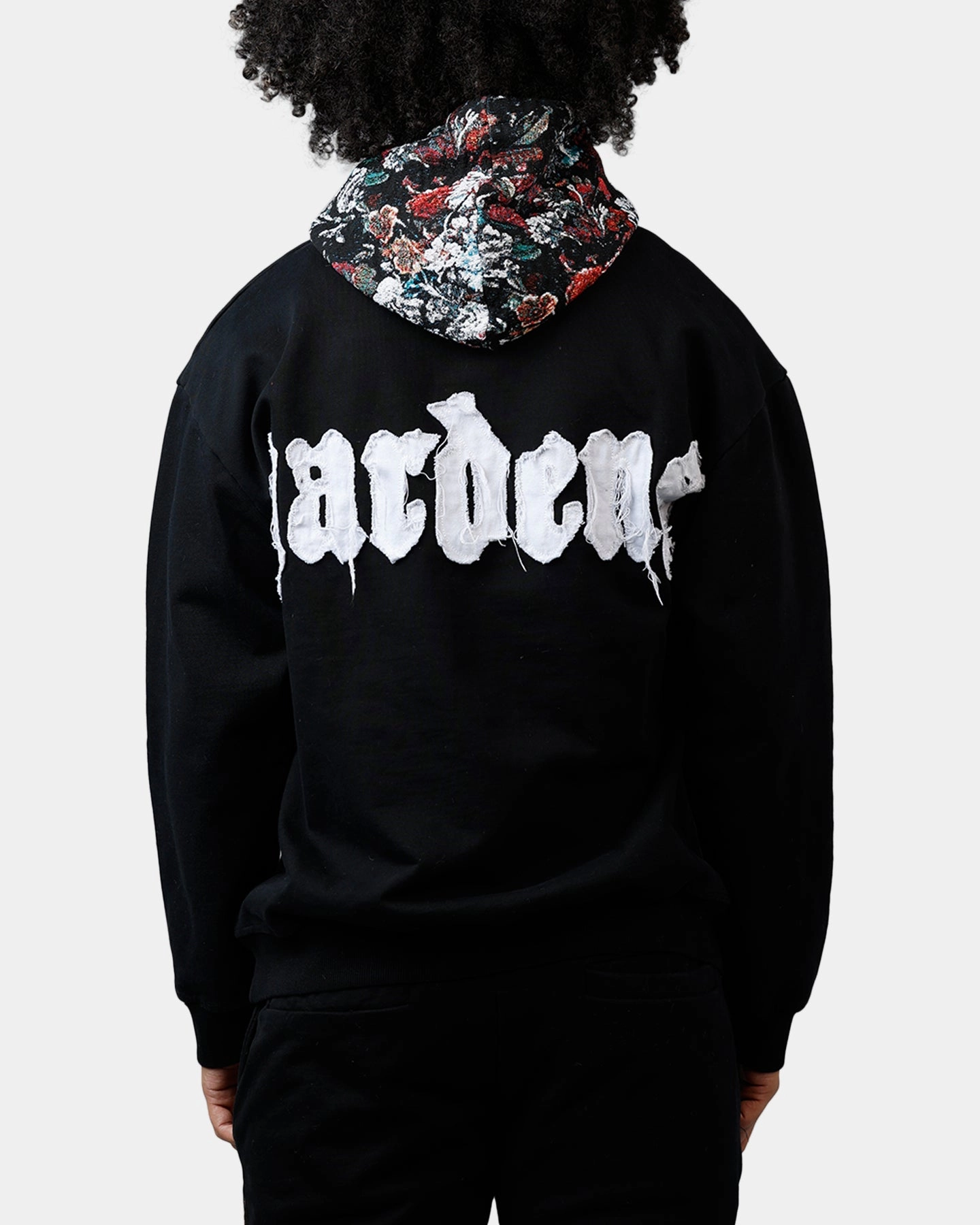 Trail Use Dual Zip Functionality Soul By Ame Flower Hoodie Black