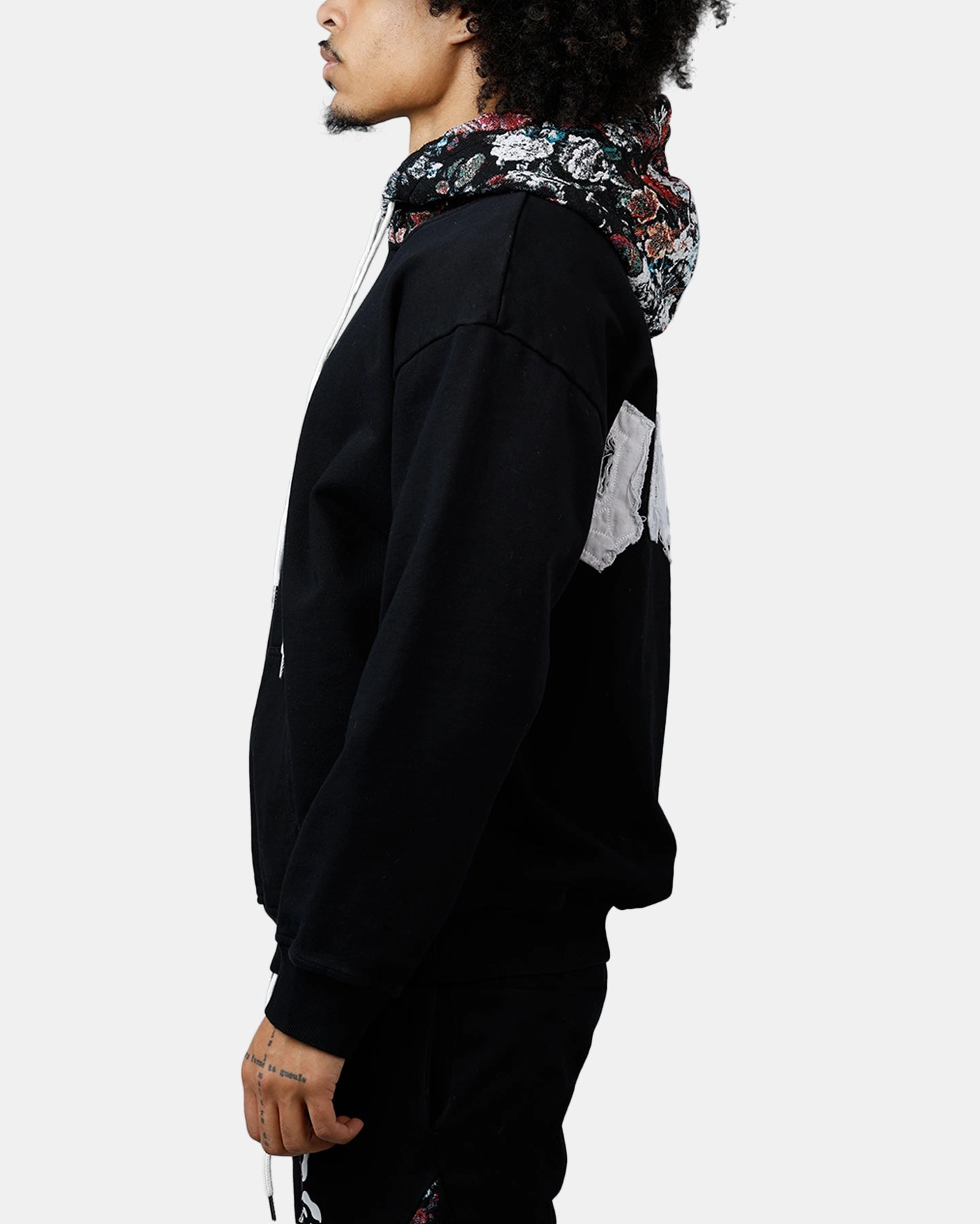 Soul By Ame Flower Hoodie Black Brand Name