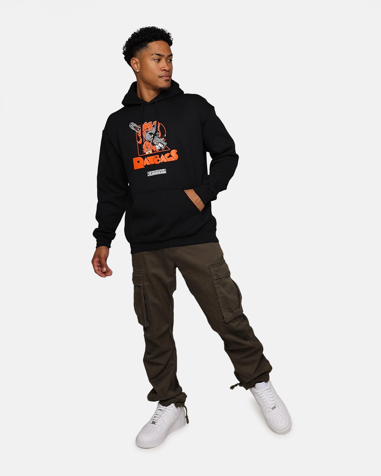 Rats Get Fat Ratbags Hoodie Black Sombrero