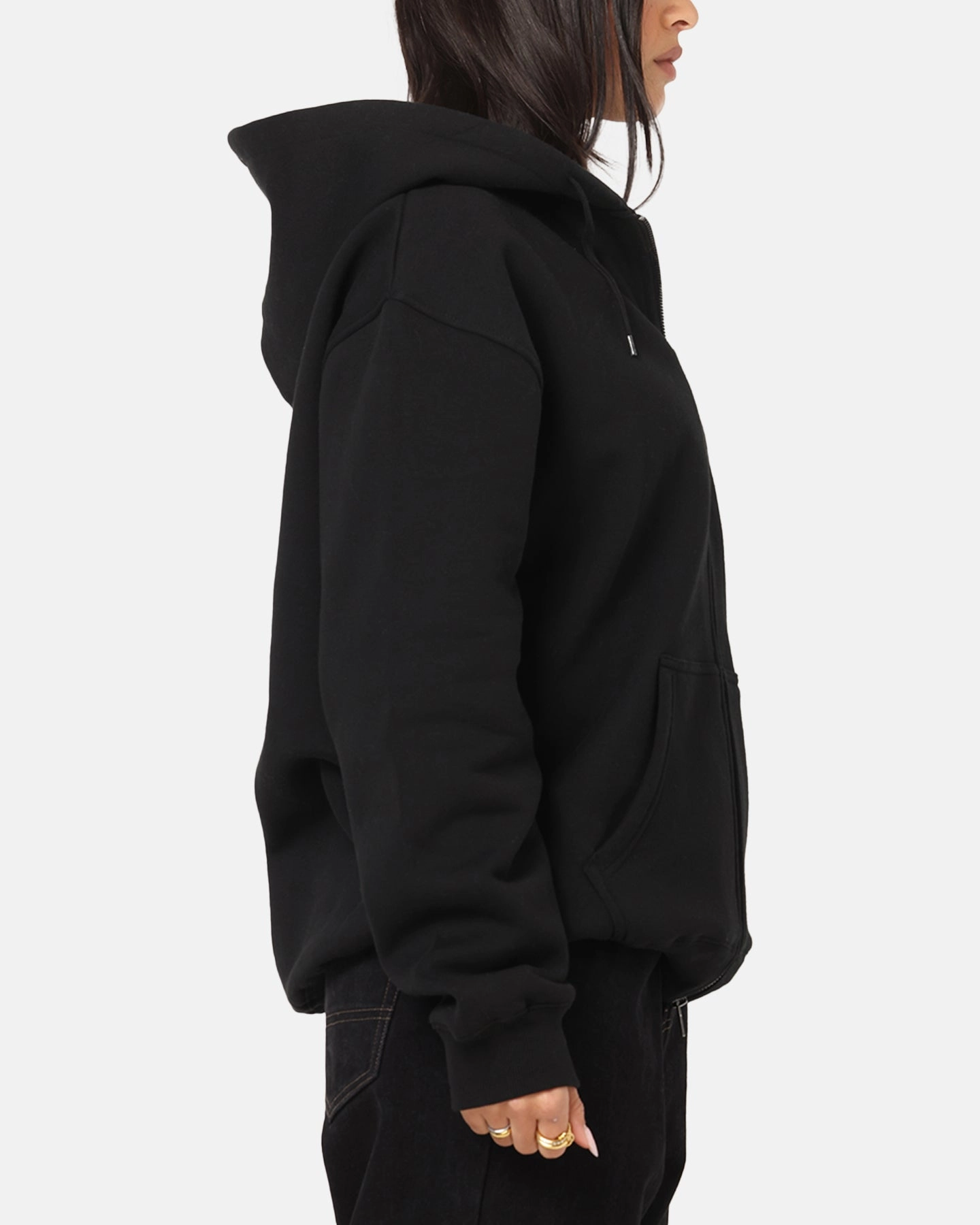 Surprise S Double Cities Zip Through Hoodie Black