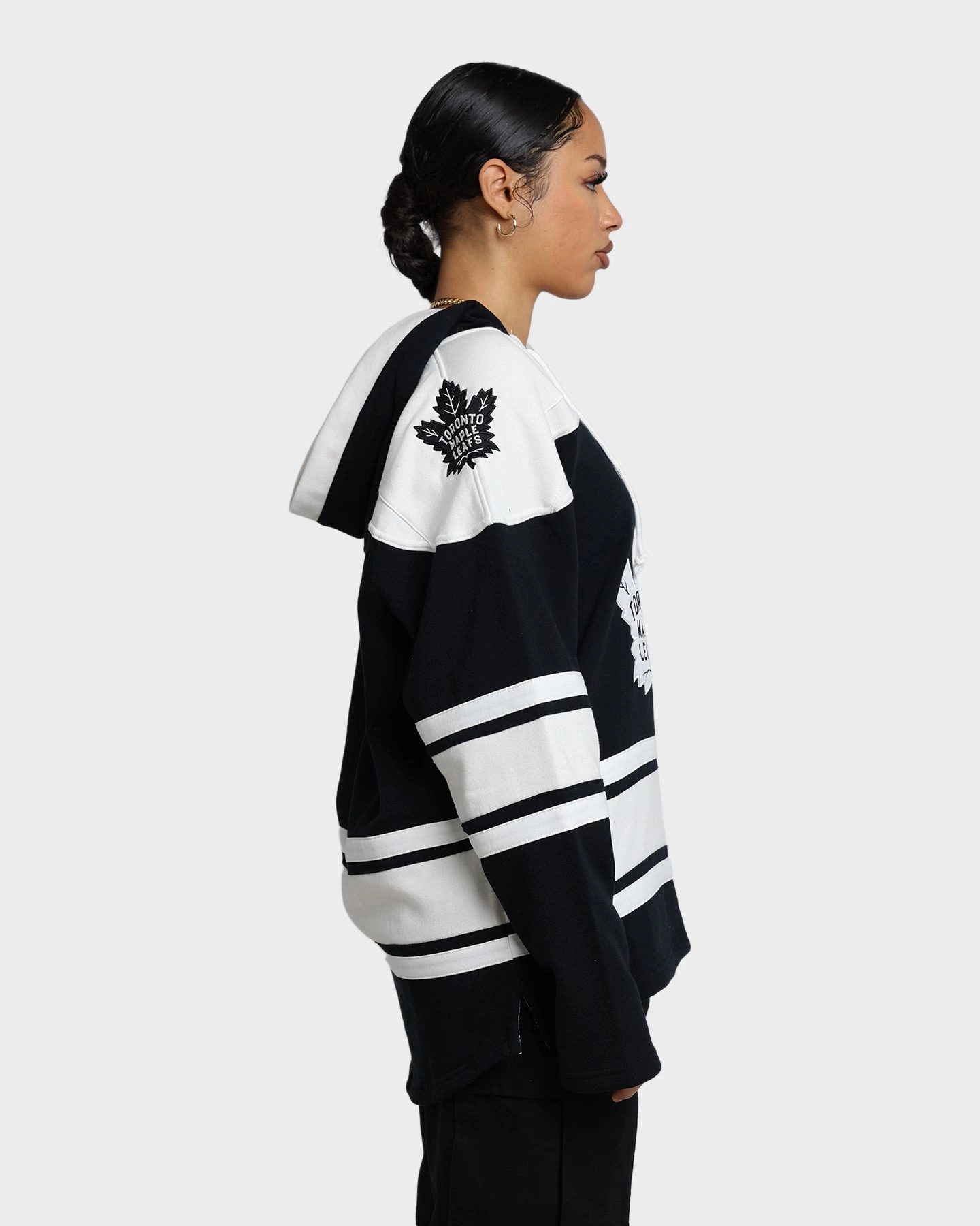 47 Brand Toronto Maple Leafs Superior Lacer Hoodie Jet Black kids'