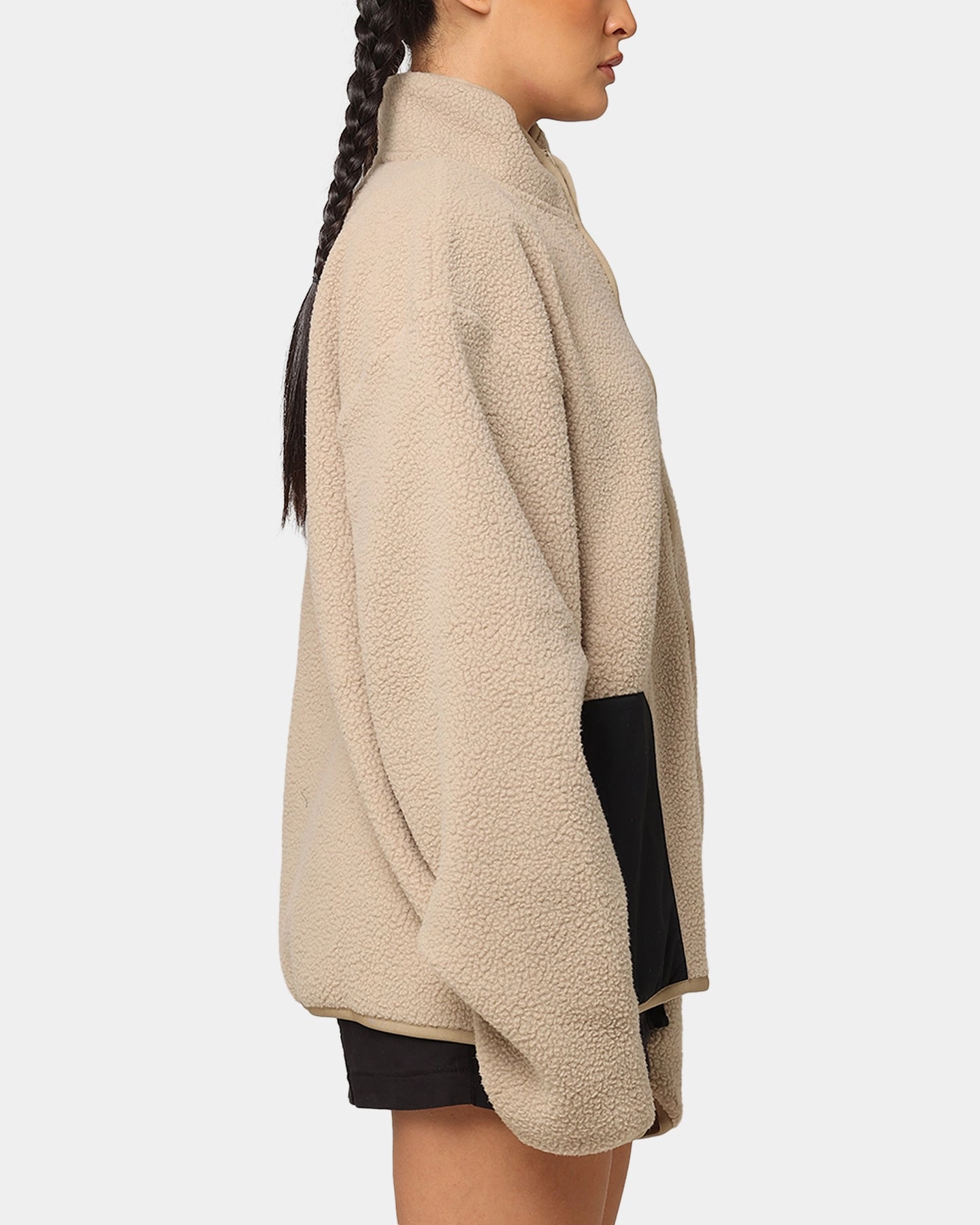 Child Praise Nike Sherpa Winter Jacket Khaki/Black