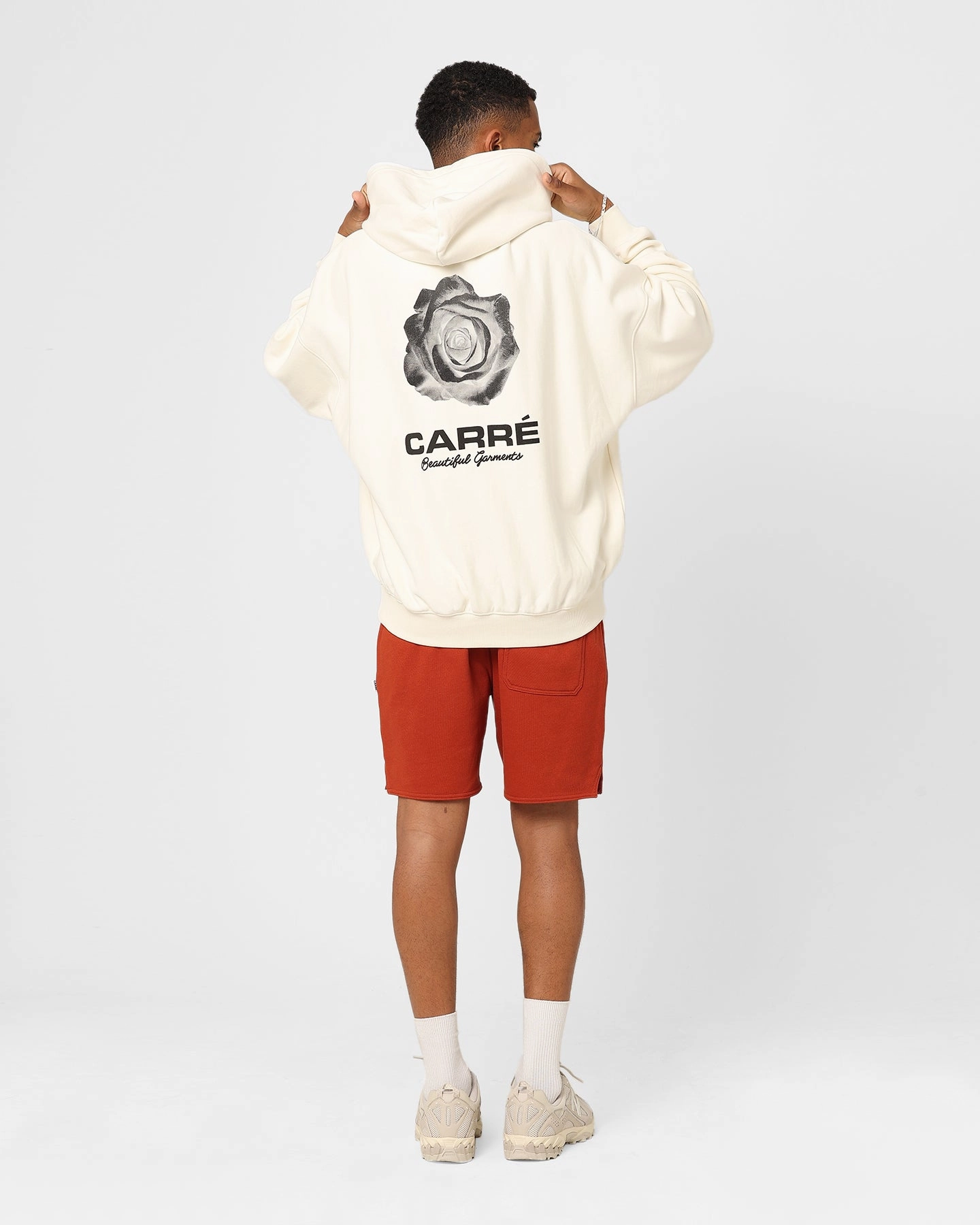 Carre RGB Oversized Hoodie Off White Resist