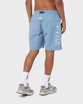 PYRA Future Nylon Shorts Blue Effortless Comfort Chic Design
