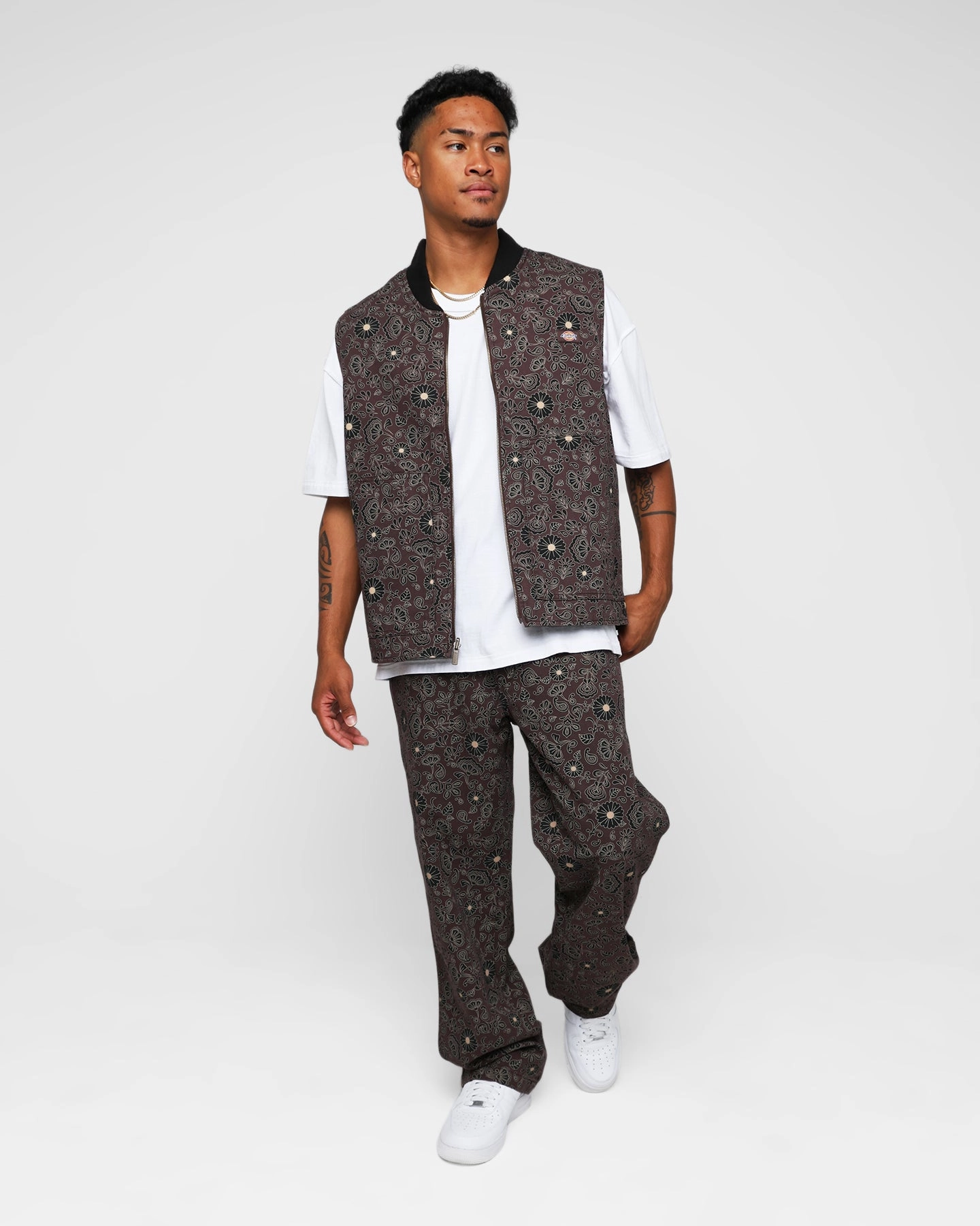 Dickies Ellis Floral Vest Floral car Experiment