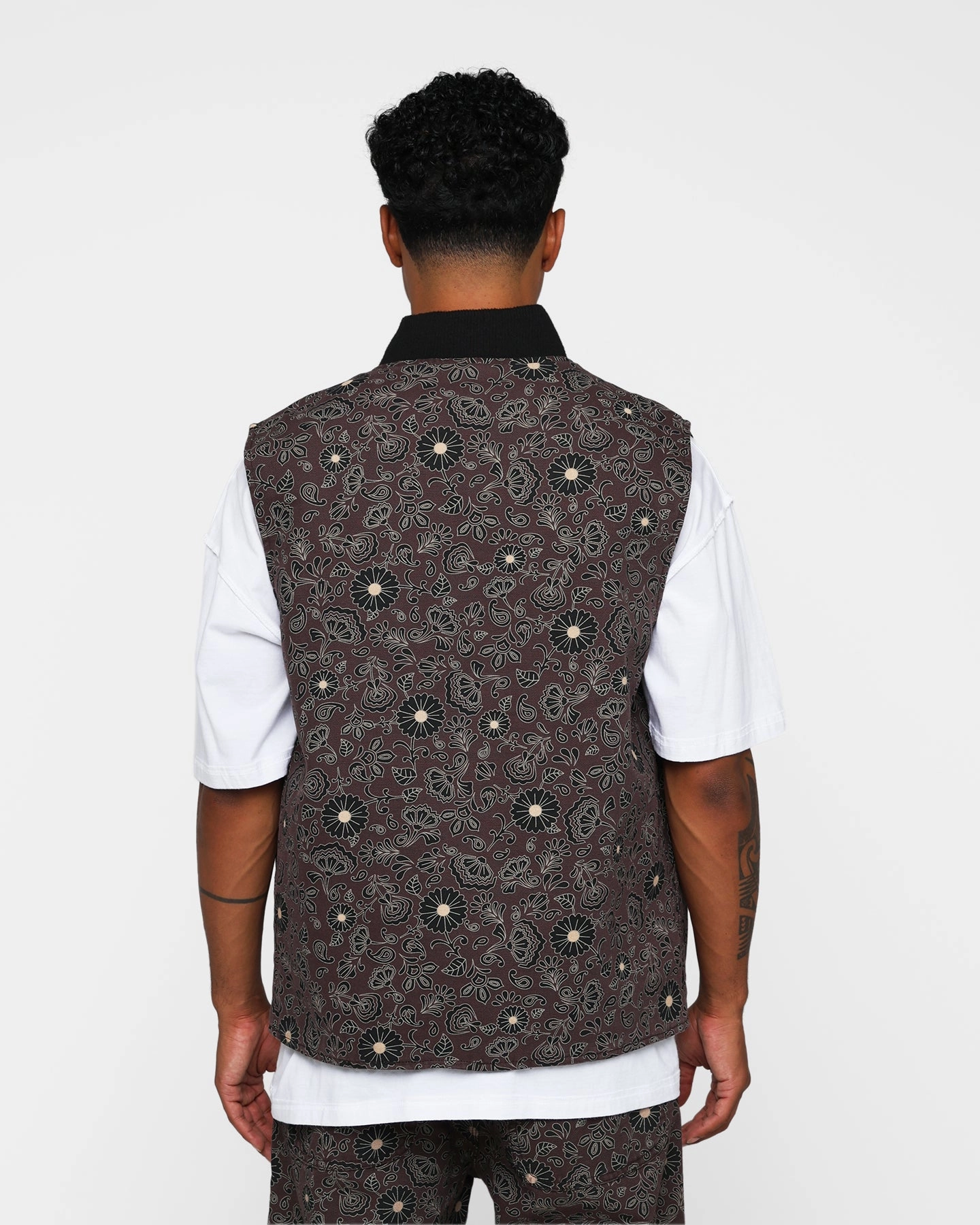 Aim Easy Care Fabric Dickies Ellis Floral Vest Floral