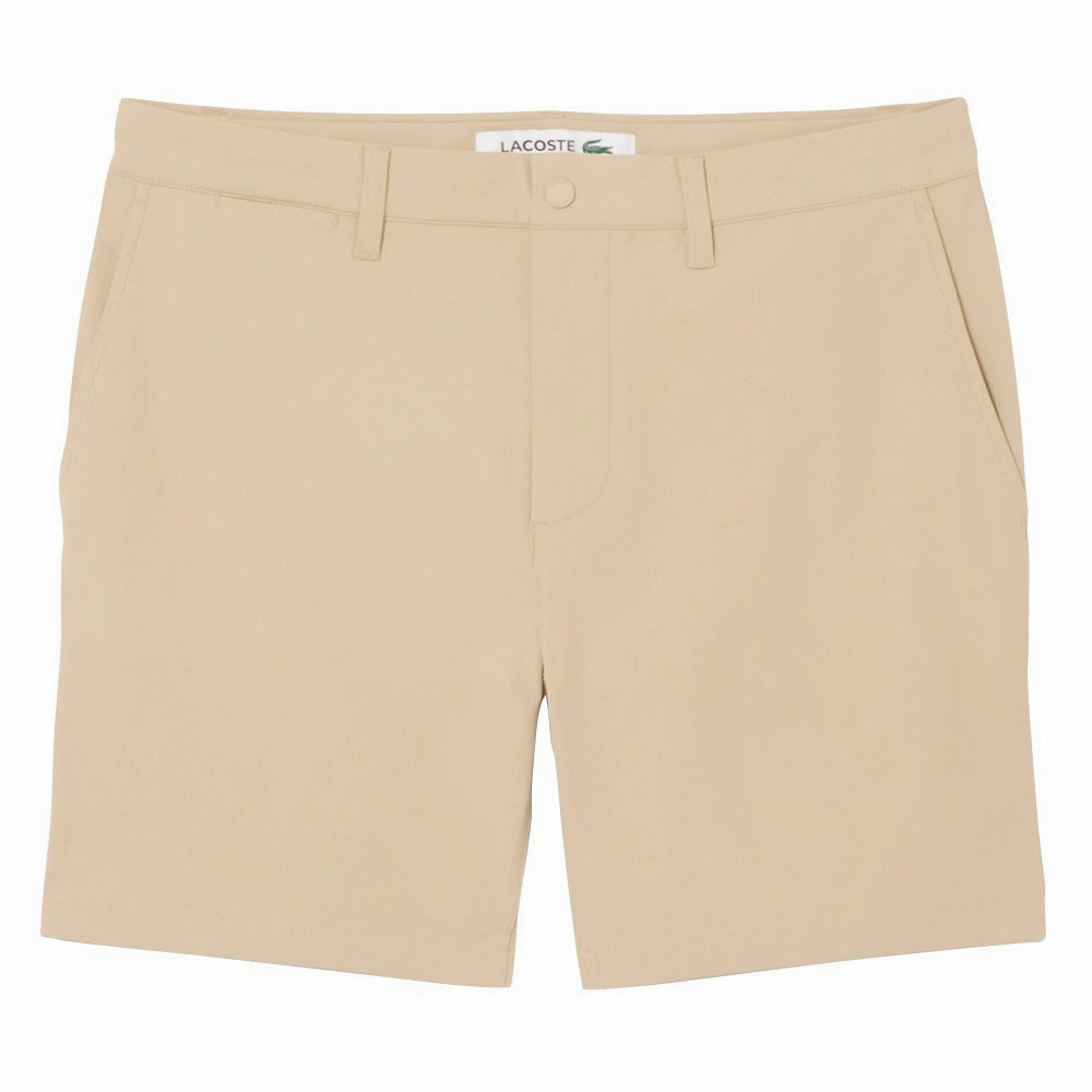 Lacoste Slim Fit Golf Shorts Beige - SS25 Men multiple pockets loafers