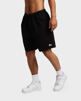 Beach Vacation FoldableDesign St??ssy Brushed Beach Shorts Black