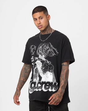 Goat Crew G.Crew Girl Vintage T-Shirt Black Wash Simple yet stylish