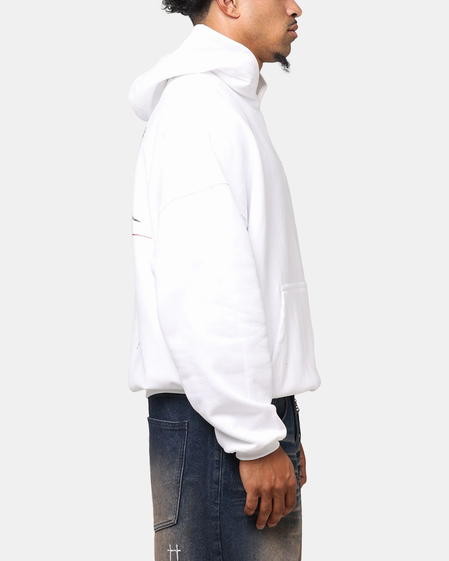 Saint Morta St Valentines Boxy Hoodie White Prayer Team-sports