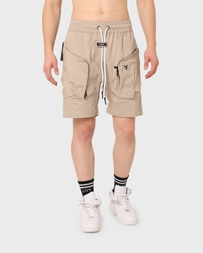 clean look The Anti Order Neo Military Cargo Shorts Bone