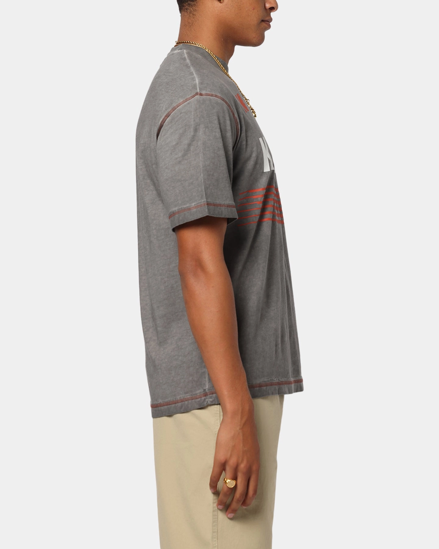 Reebok x Kodak Graphic T-Shirt Black Simple and Comfortable LayeredSleeveConstruction