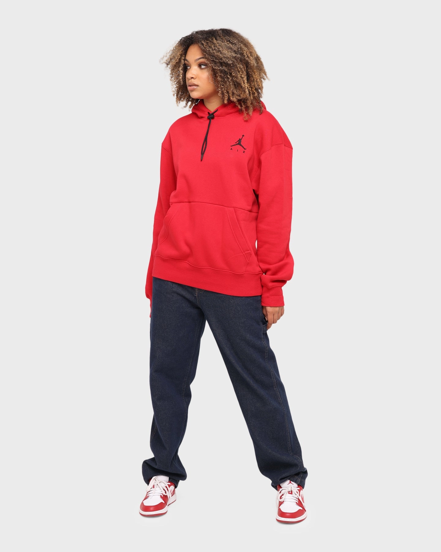 Casual Smart Jordan Jumpman Air Hoodie Gym Red