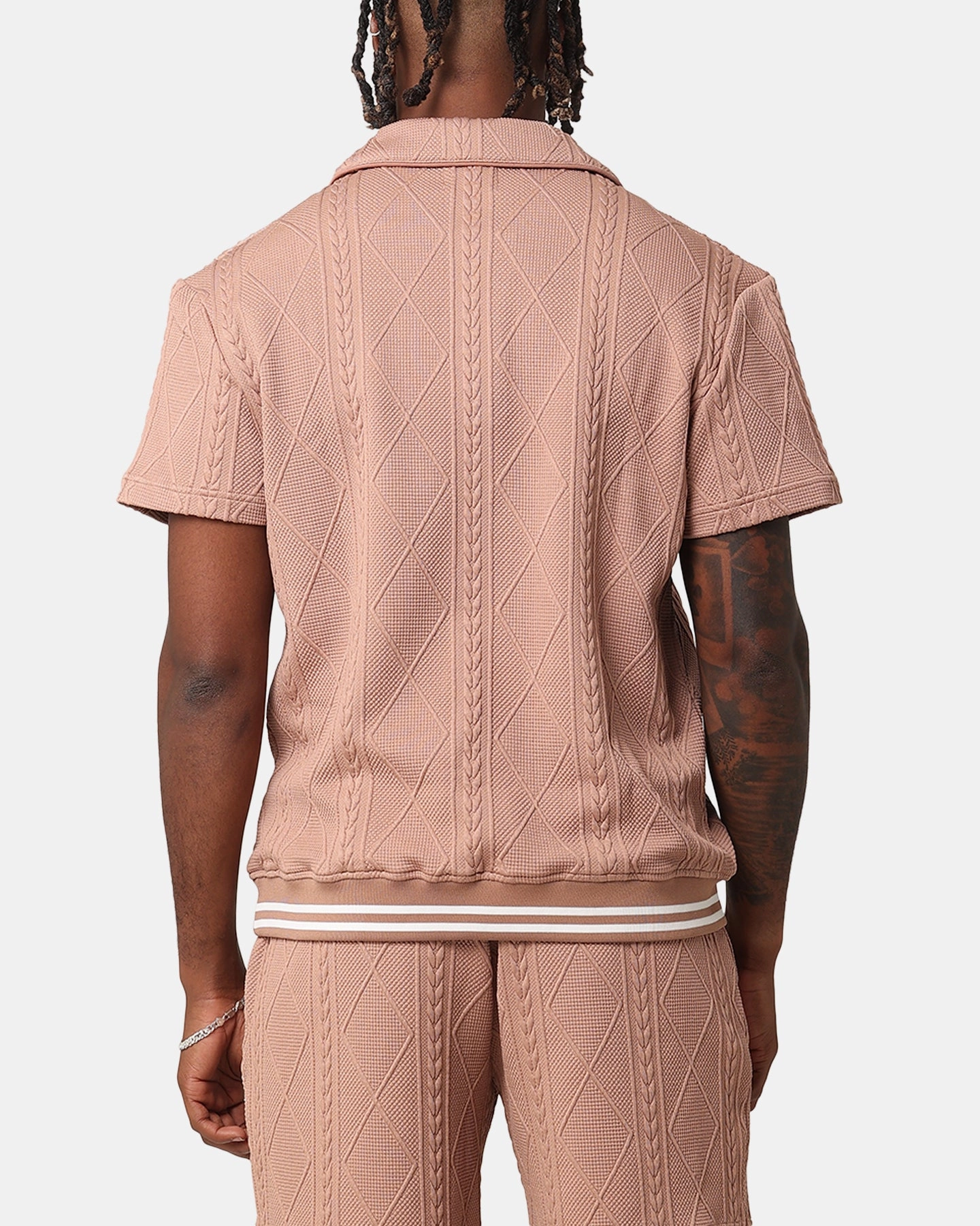 Preppy Vibe XXIII Danny Knit Polo Shirt Mocha