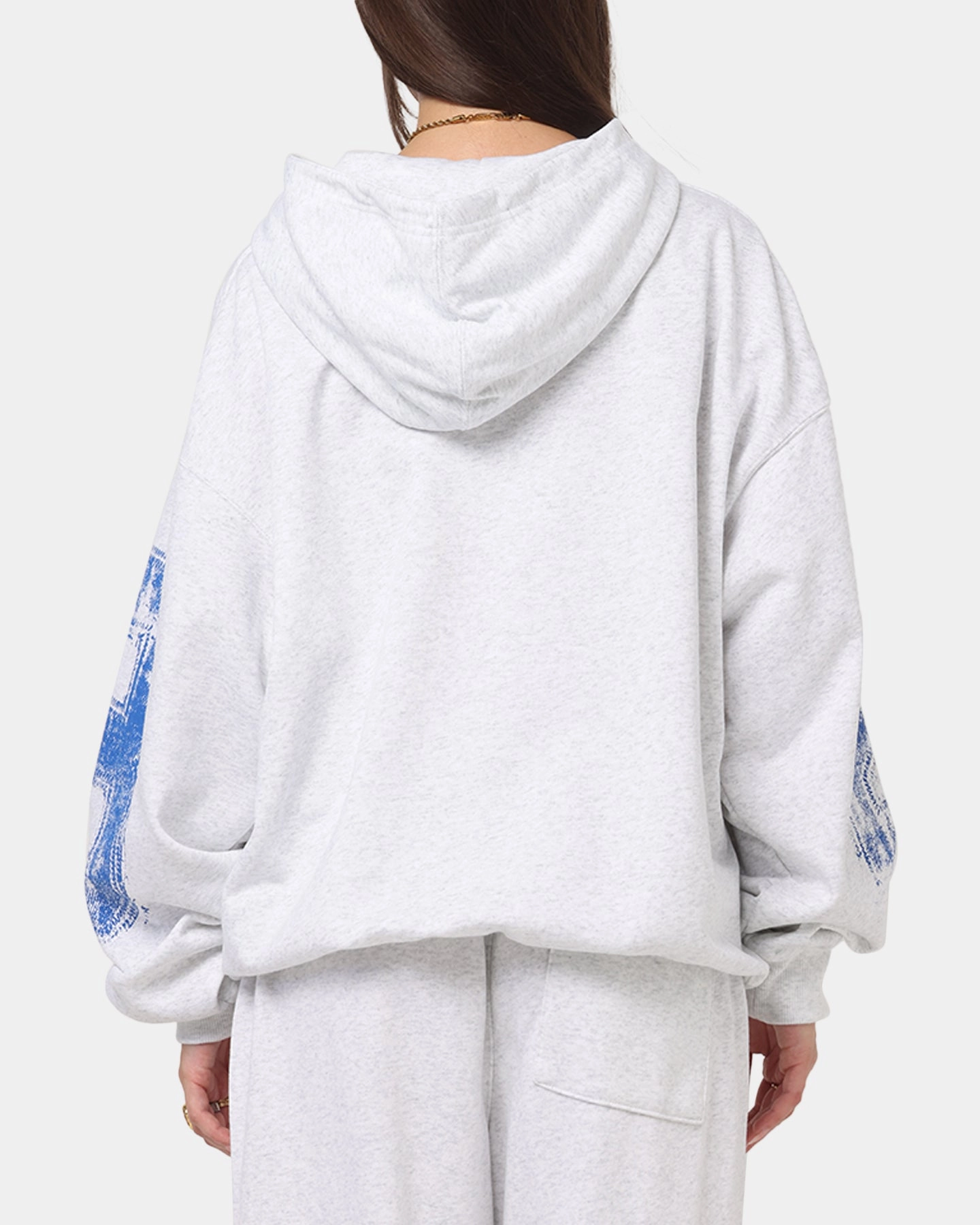 High Quality Serve Jordan Brooklyn Collegiate Pullover Hoodie Birch Heather Grey