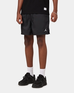 Jordan Essential Poolside 5" Shorts Black/White Sustainable Manufacturing