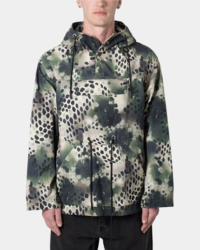 Non Bulky Insulation Mid-layer MNML Swamp Camo Anorak Jacket Green