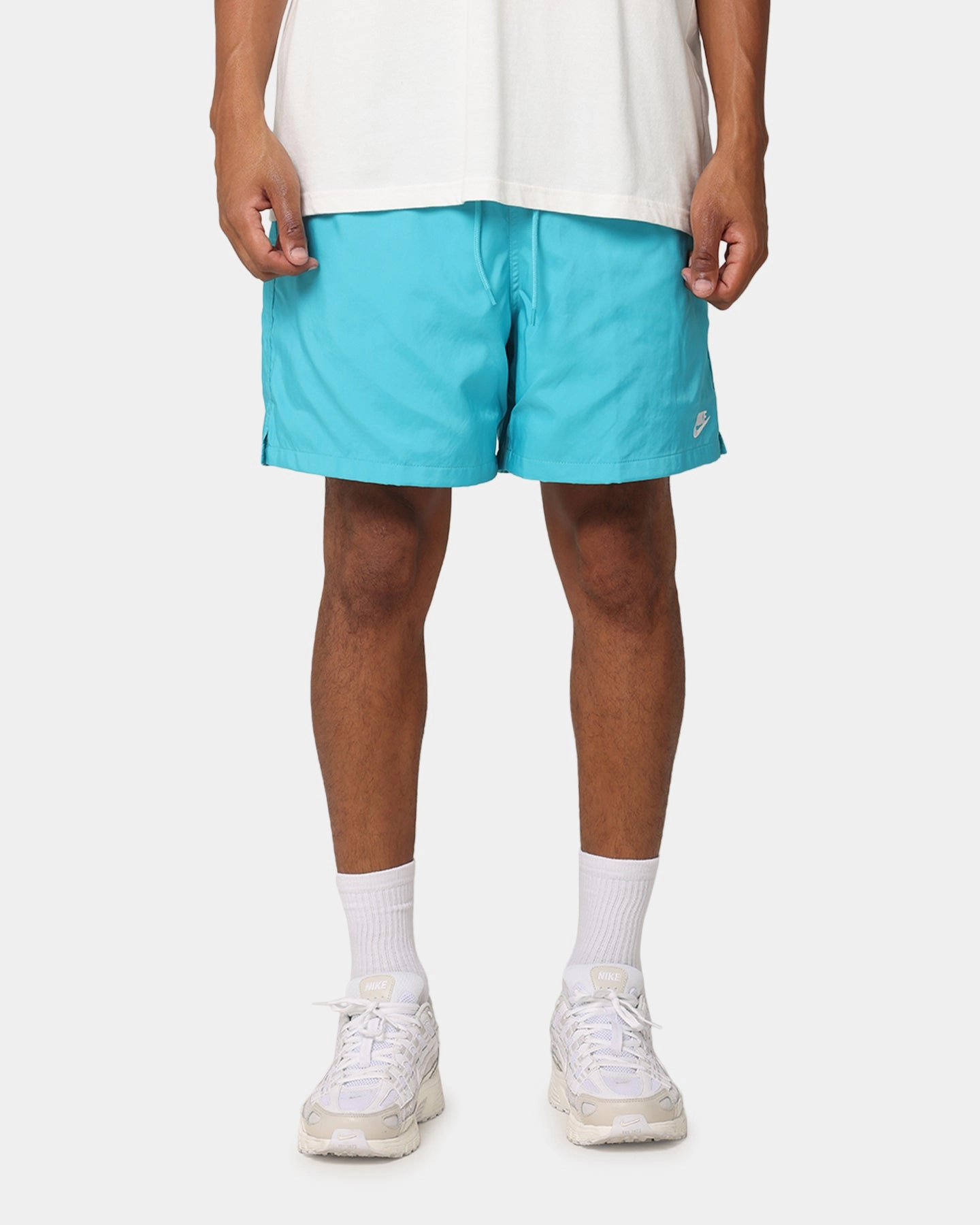 Hand washable Sporty Casual Nike Club Flow Shorts Dusty Cactus/White