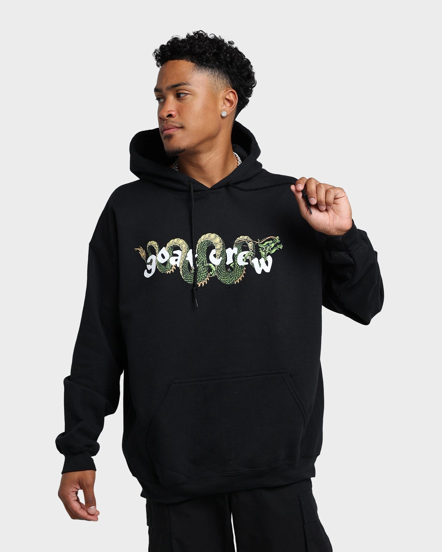 Goat Crew Sleeping Dragons Hoodie Black runner