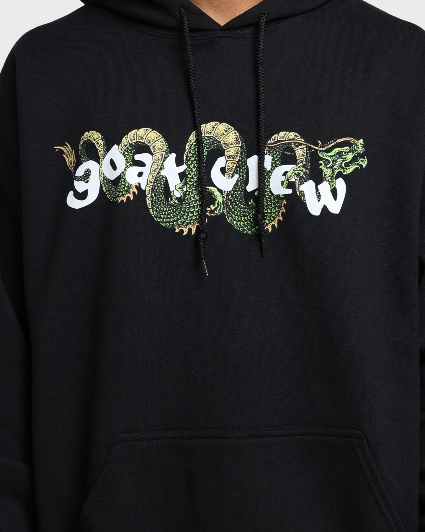 Goat Crew Sleeping Dragons Hoodie Black Convertible Design Rain Ready
