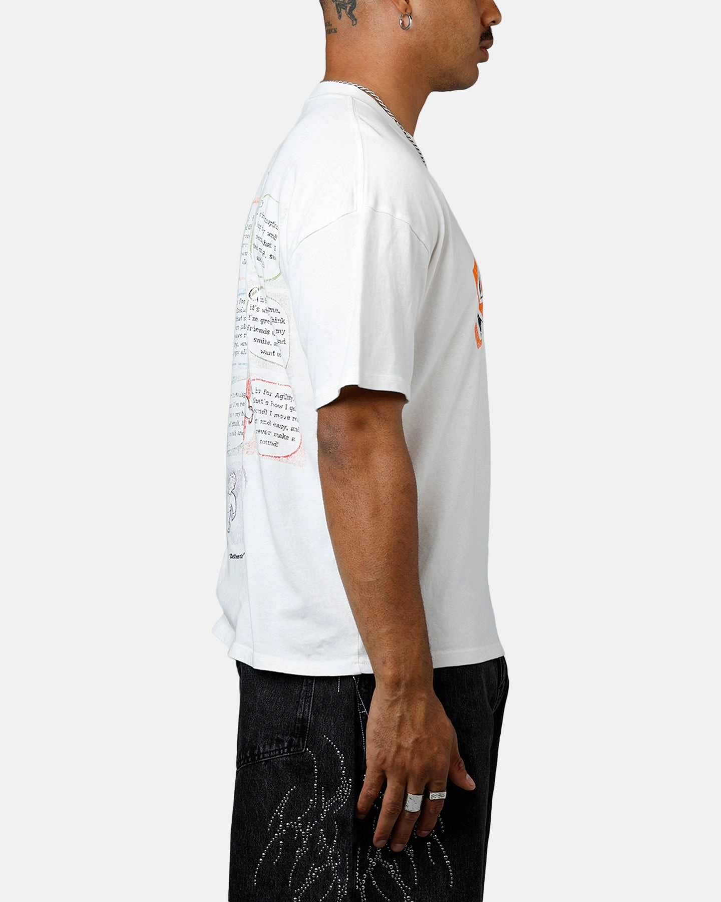 polo neck 73 Studio X Fallout '76 S.P.E.C.I.A.L Vintage T-Shirt White