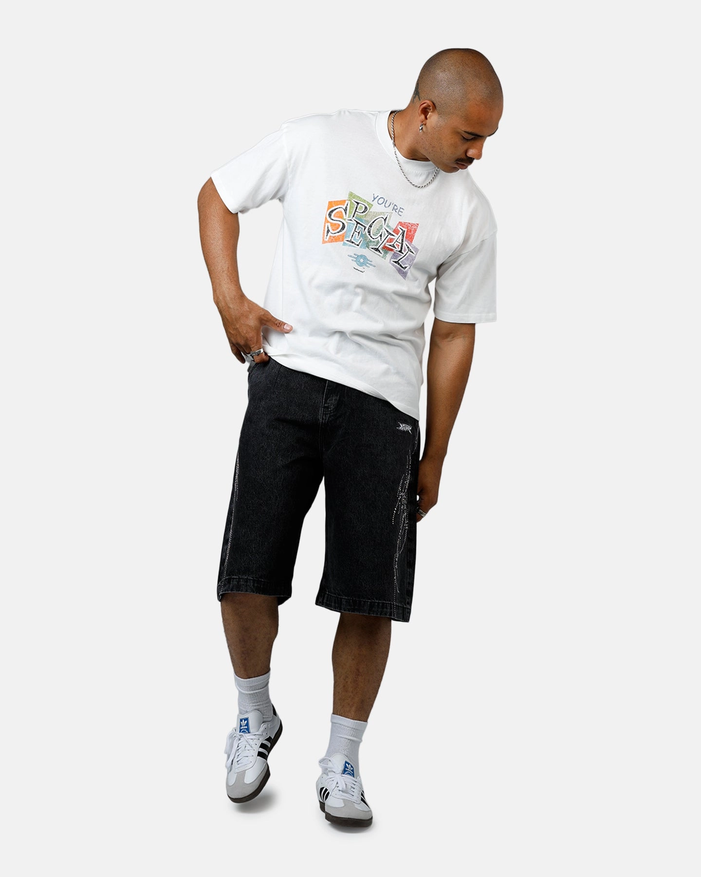 ZeroWaste Production 73 Studio X Fallout '76 S.P.E.C.I.A.L Vintage T-Shirt White