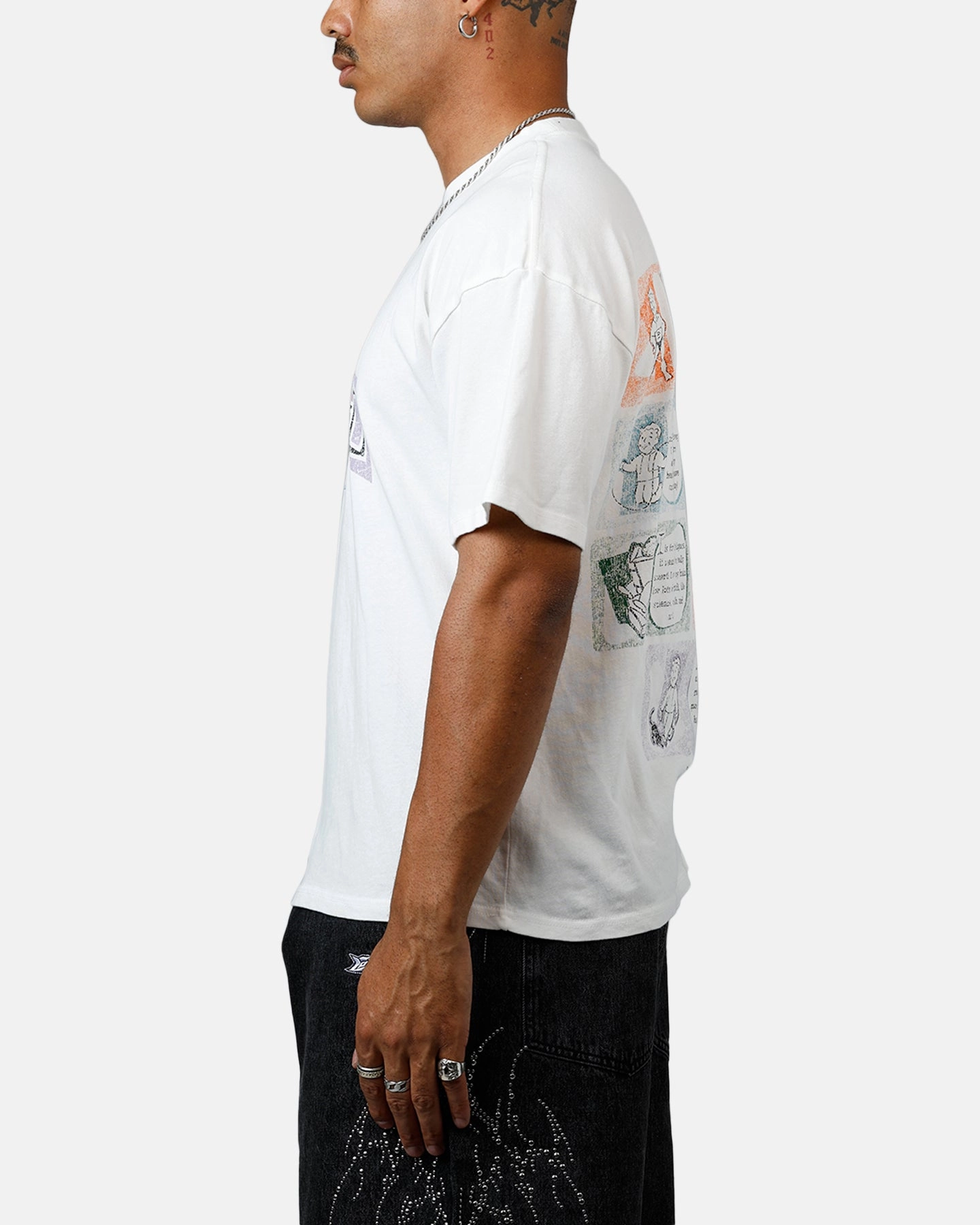 kids' 73 Studio X Fallout '76 S.P.E.C.I.A.L Vintage T-Shirt White