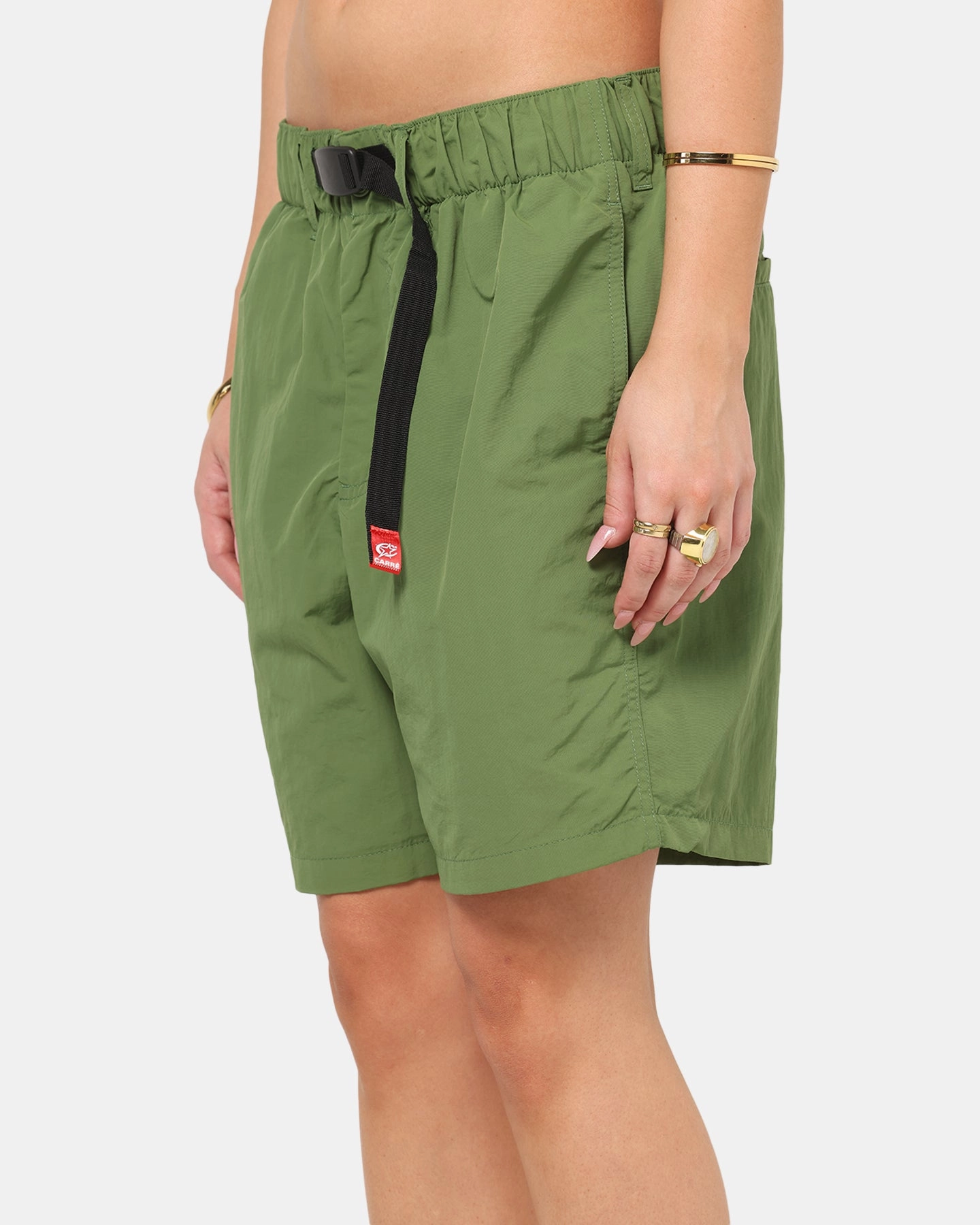 Clean Aesthetic AntiOdorTreatment Carre International Shorts Khaki