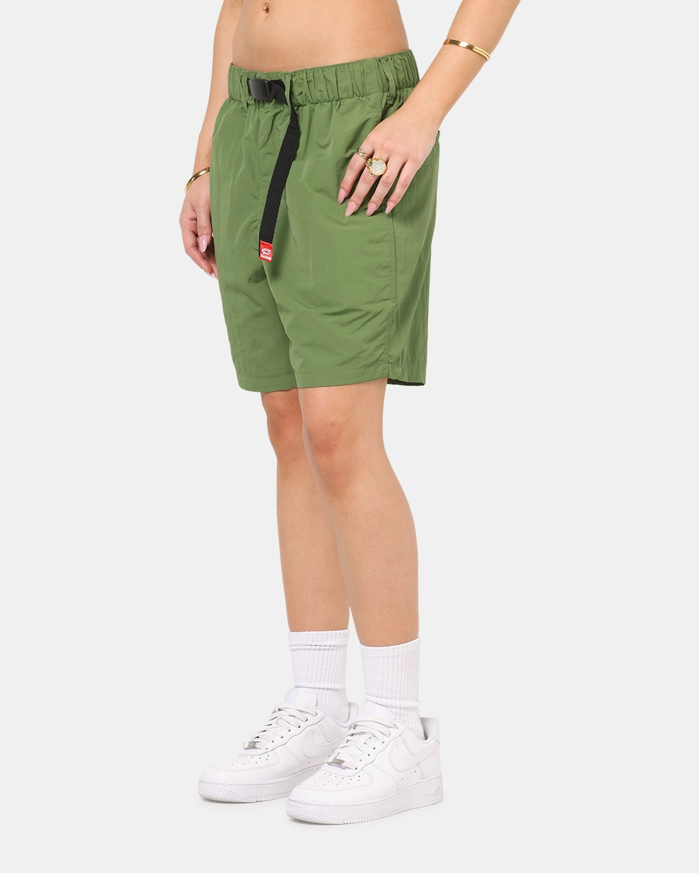 Anti Pill Surface Moisture Wicking Fabric Carre International Shorts Khaki