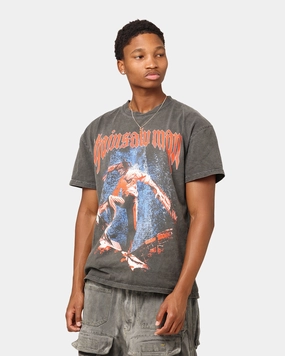 soft look Modern innovation Goat Crew X Chainsaw Man Heavyweight T-Shirt Black Wash
