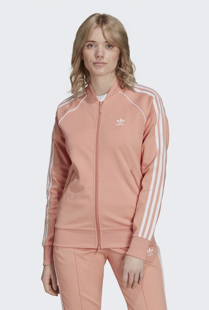 Warm and Practical Ventilation Panels Adidas Primeblue SST Track Jacket