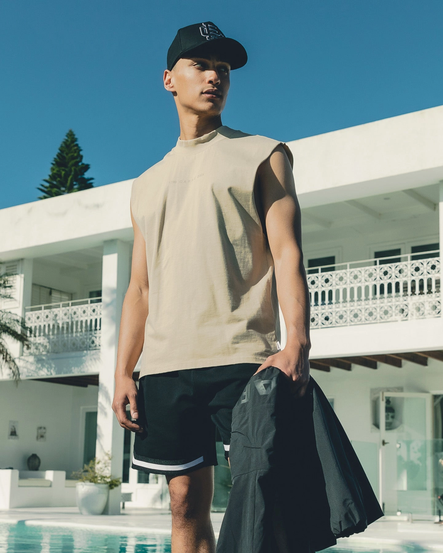 Carr?? 202x Muscle T-Shirt Stone Modern Wear