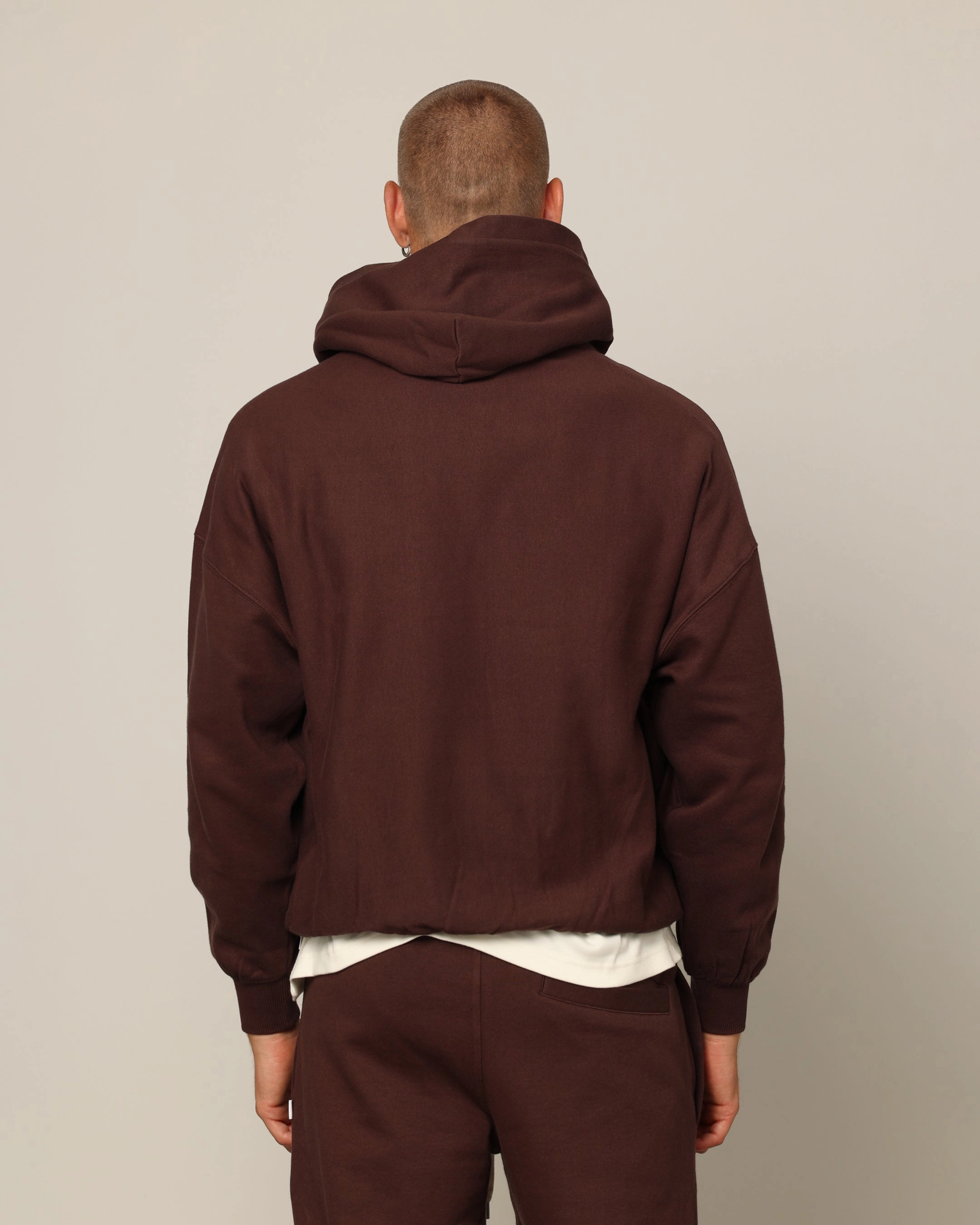 Functional Carr?? Blanc Oversized Hoodie Brown