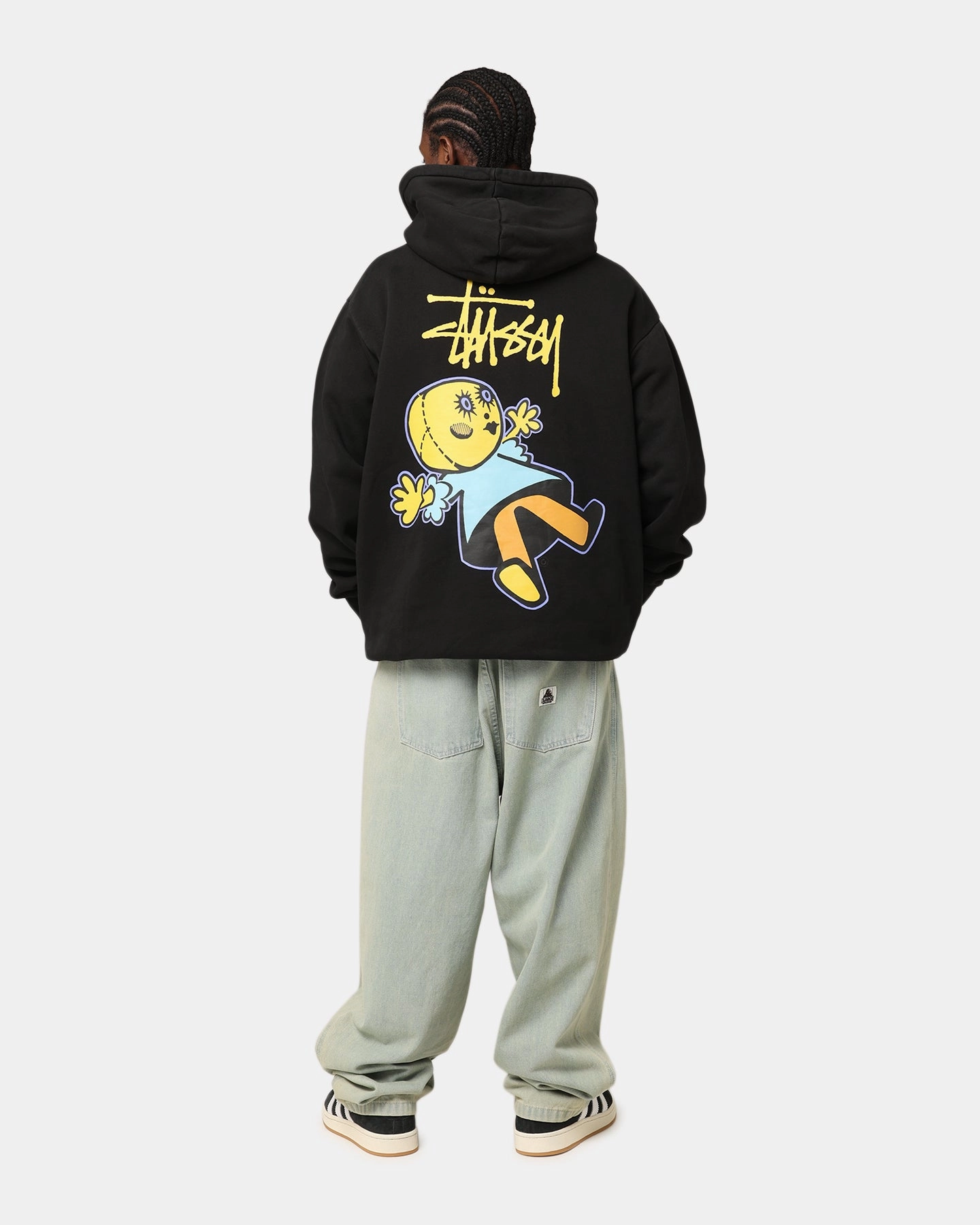 Luggage St??ssy Dollie Fleece Hoodie Pigment Black