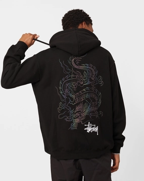 budget-friendly Keychain St??ssy UV Dragon Hoodie Pigment Black