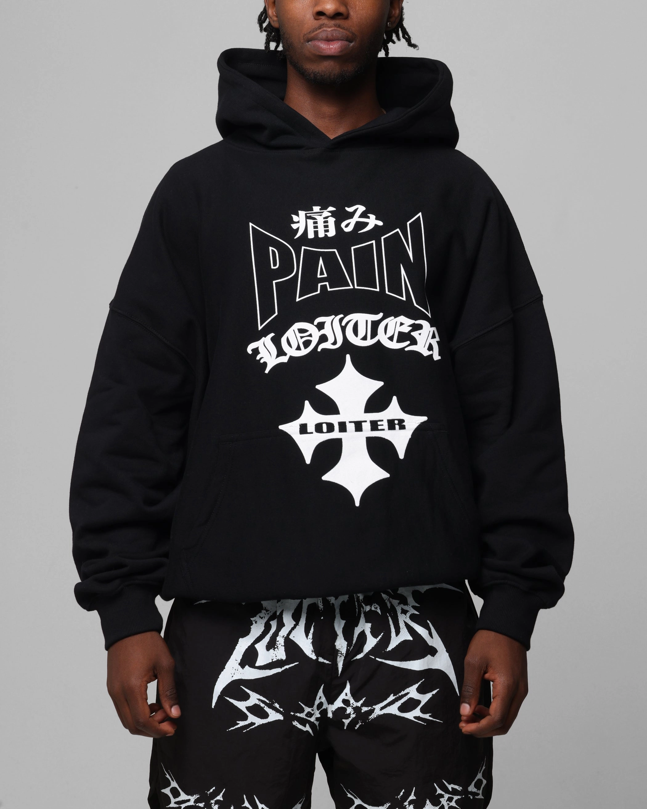 cultural festival DurableShell Loiter Ultimate Pain Hoodie Black