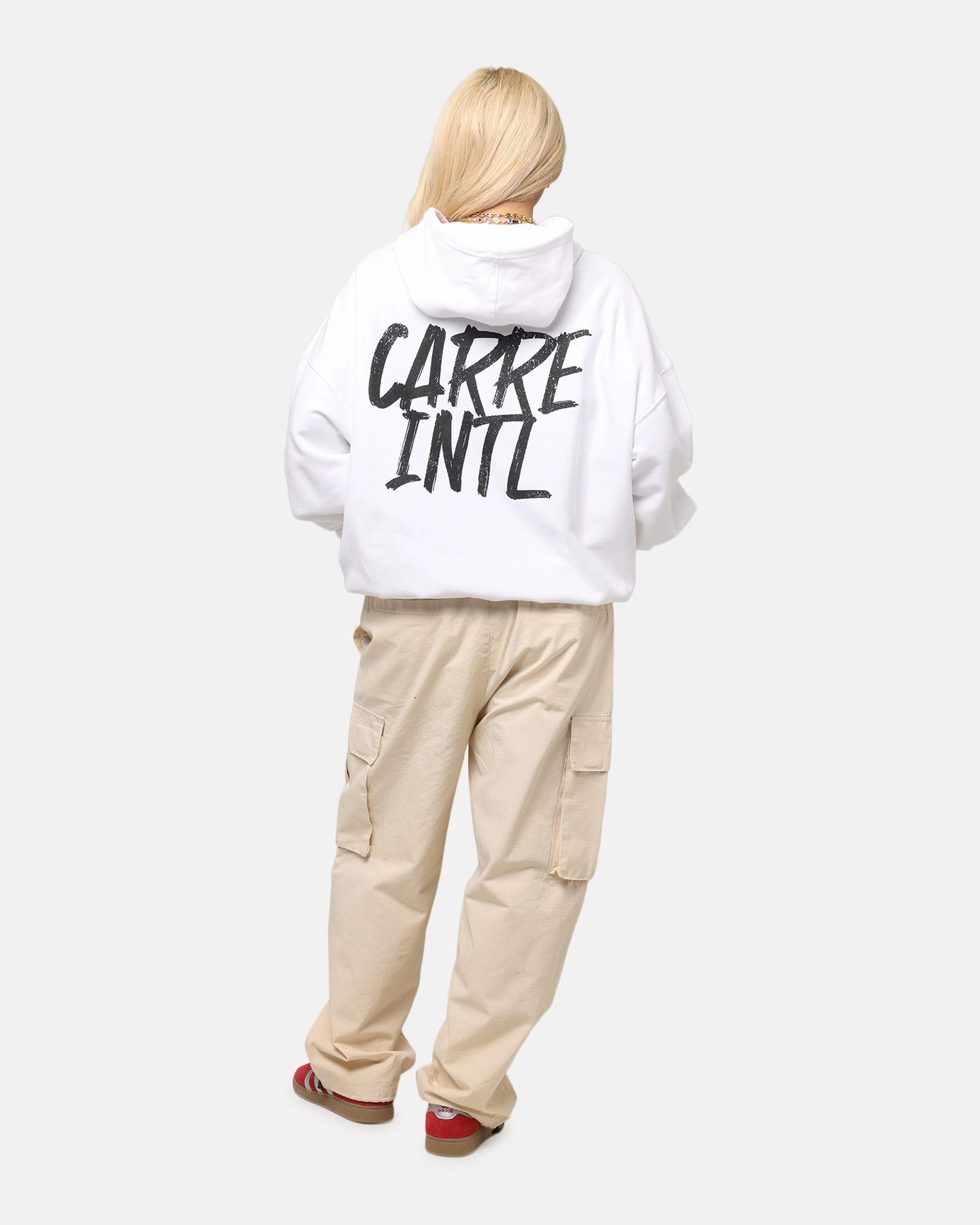 Statement Piece Carre International Hoodie White