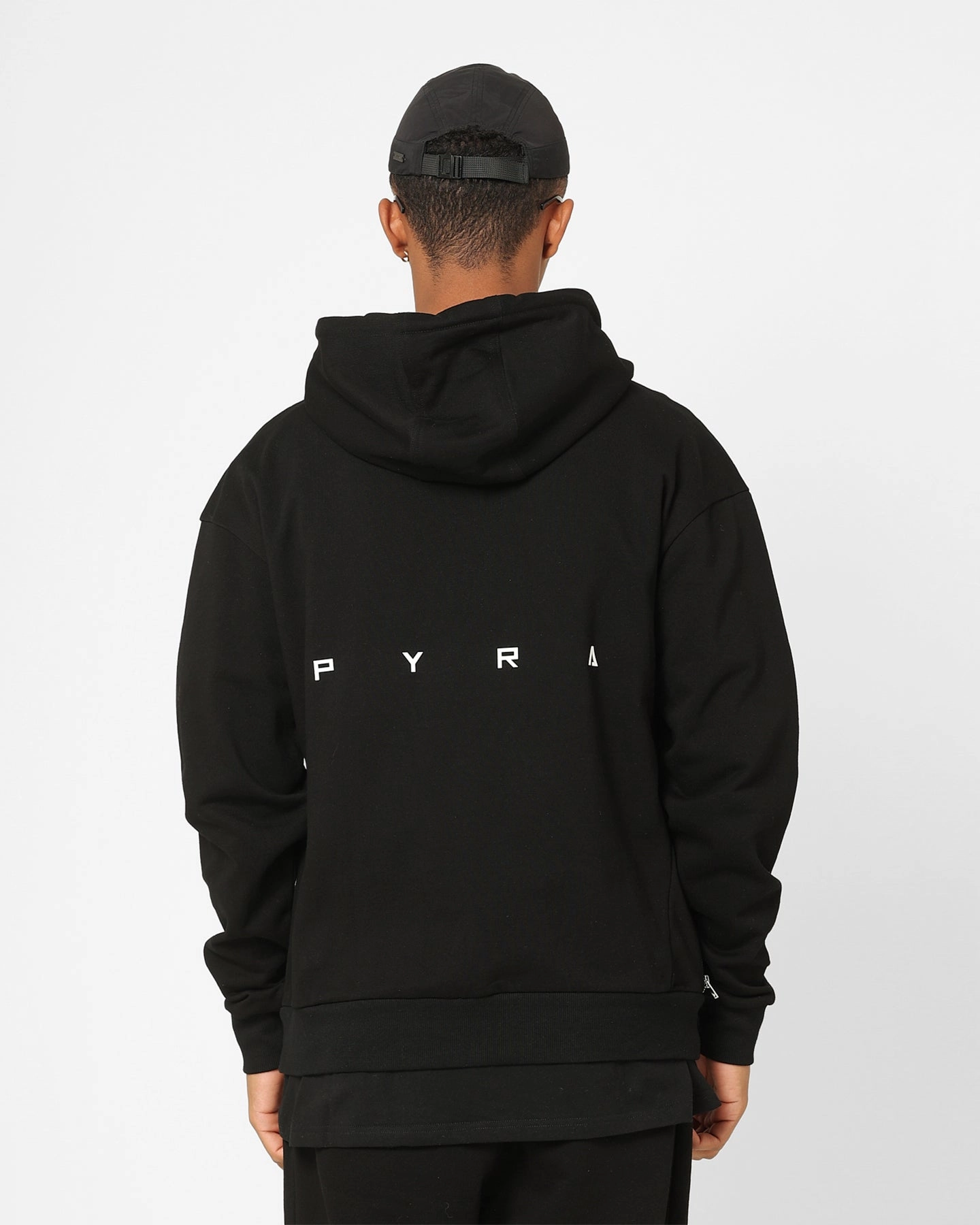 Pyra Spoor Hoodie Black/White practice session Striped