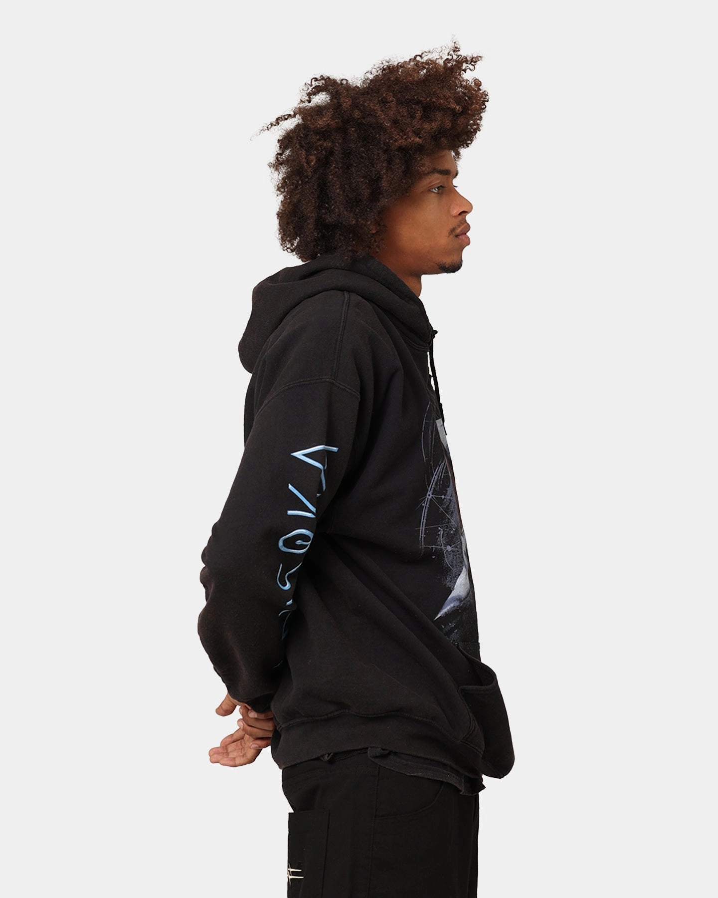 Odor Control Fabric Star Wars Ahsoka Hoodie Black Wash