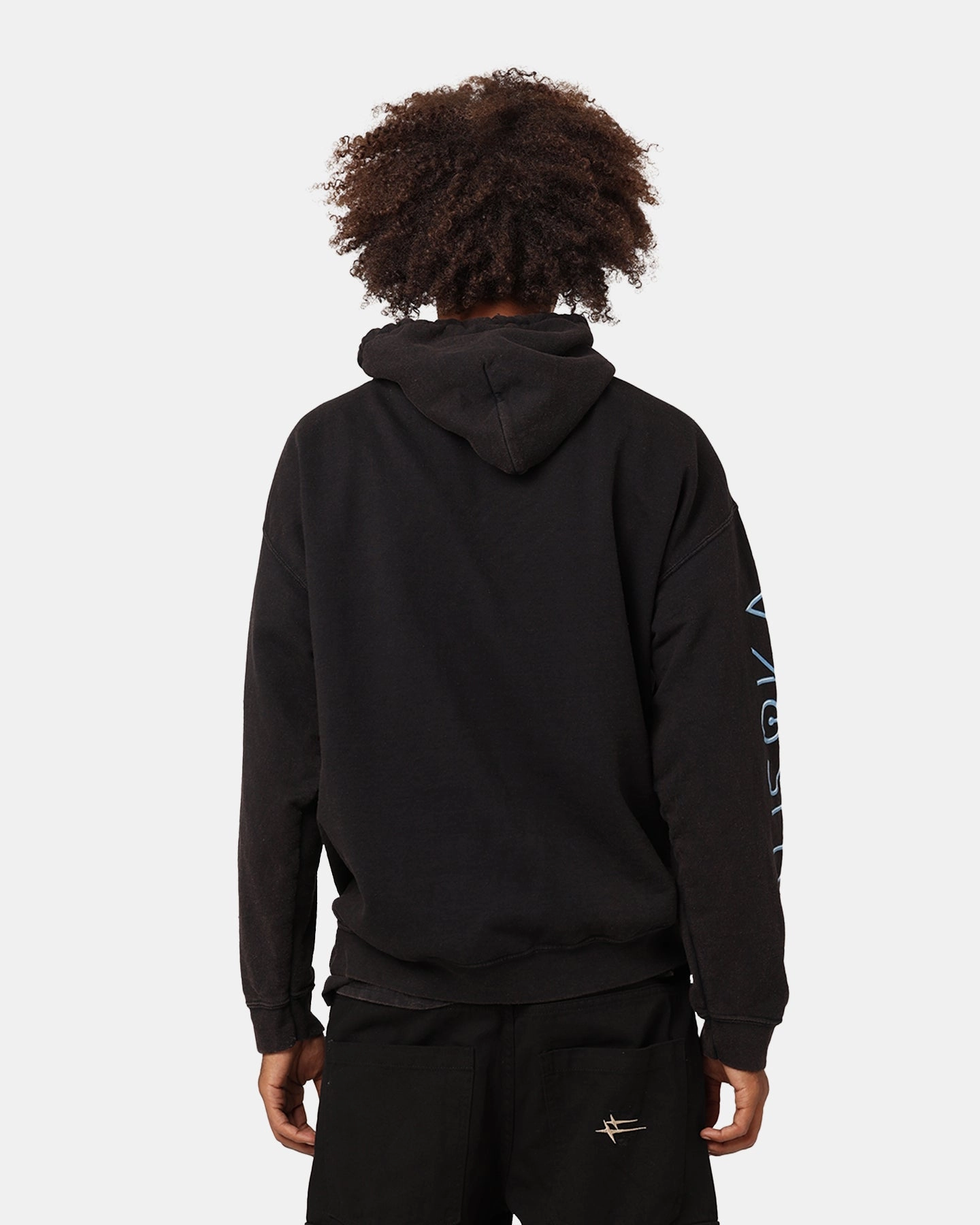 students Recycled Polyester Blend Star Wars Ahsoka Hoodie Black Wash